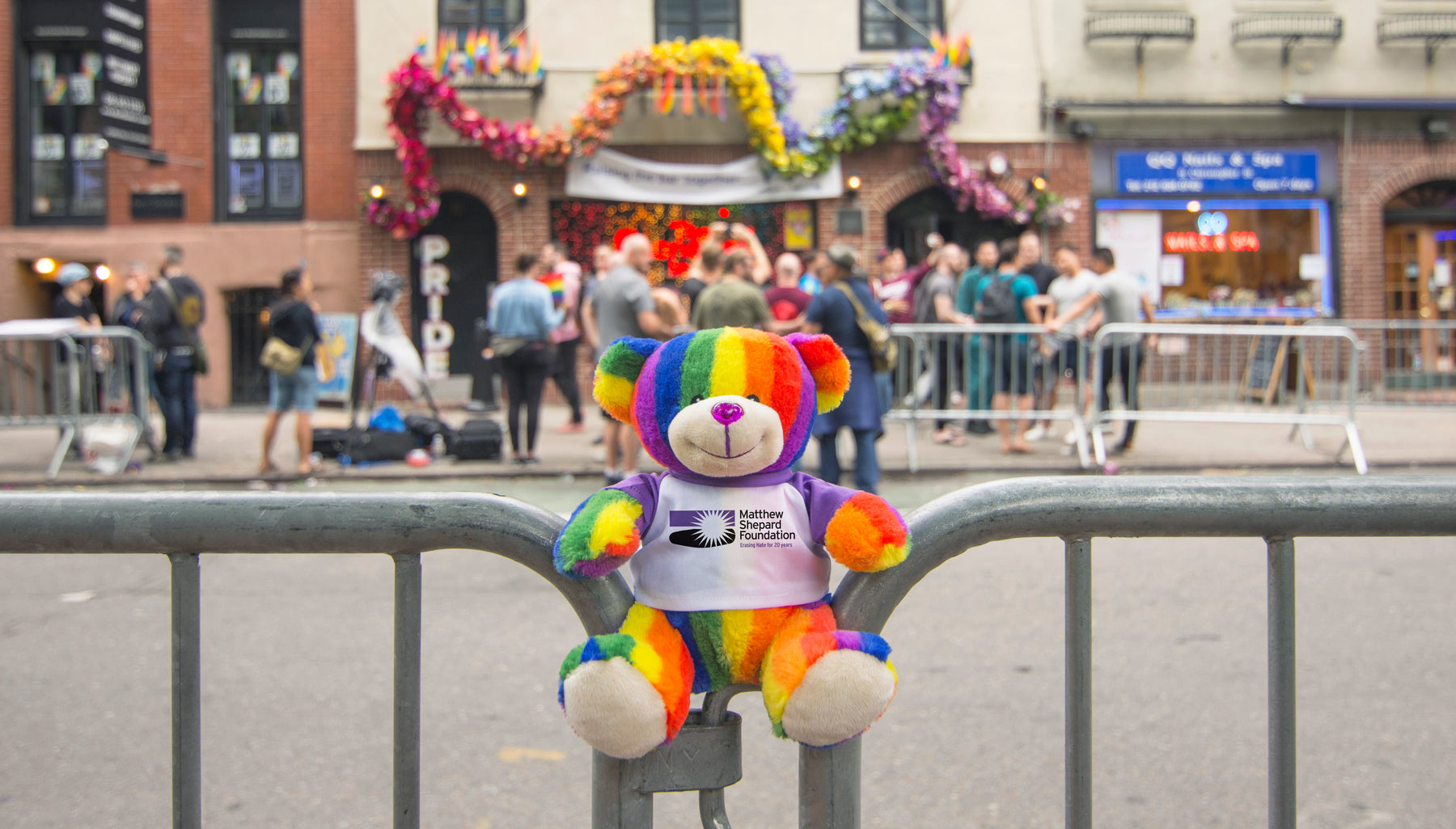 Totally Pride Teddy at Historical Pride Sites