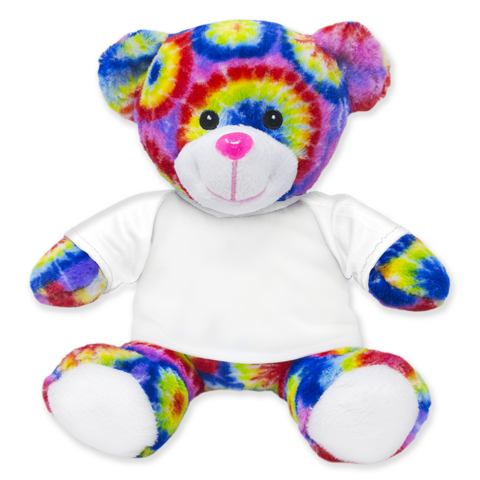 9" Tie-Dye Teddy Bear